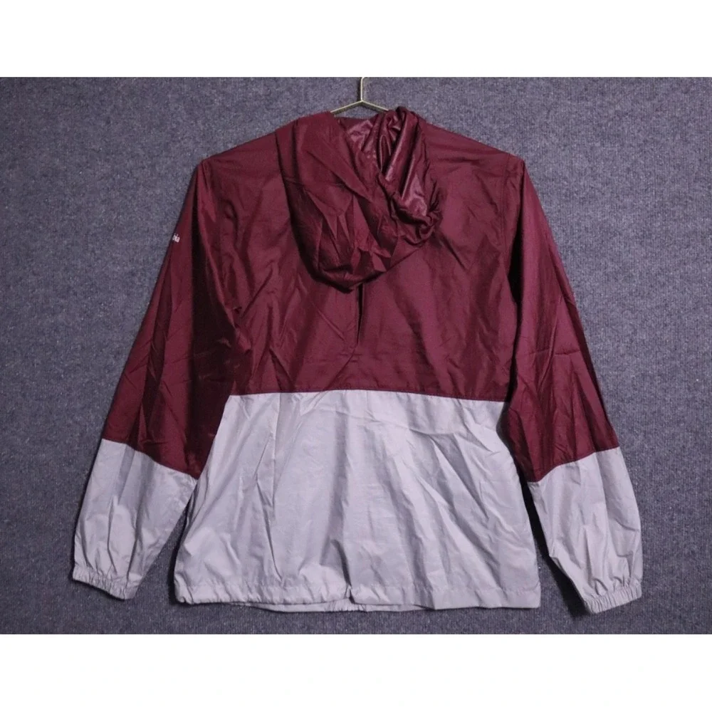 Columbia Jacket Women S Multi Full Zip Lightweight Windbreaker‎ Texas A&M *READ*